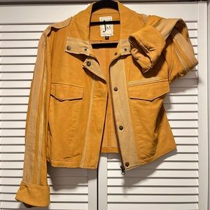 JKT NYC Christina Nubuck Jacket in Sandstone